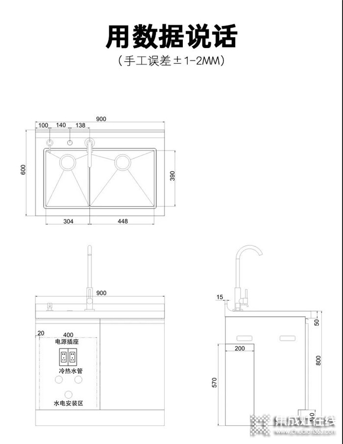 奧帥集成水槽來啦，用數(shù)據(jù)說話！讓你的櫥柜遠離水！