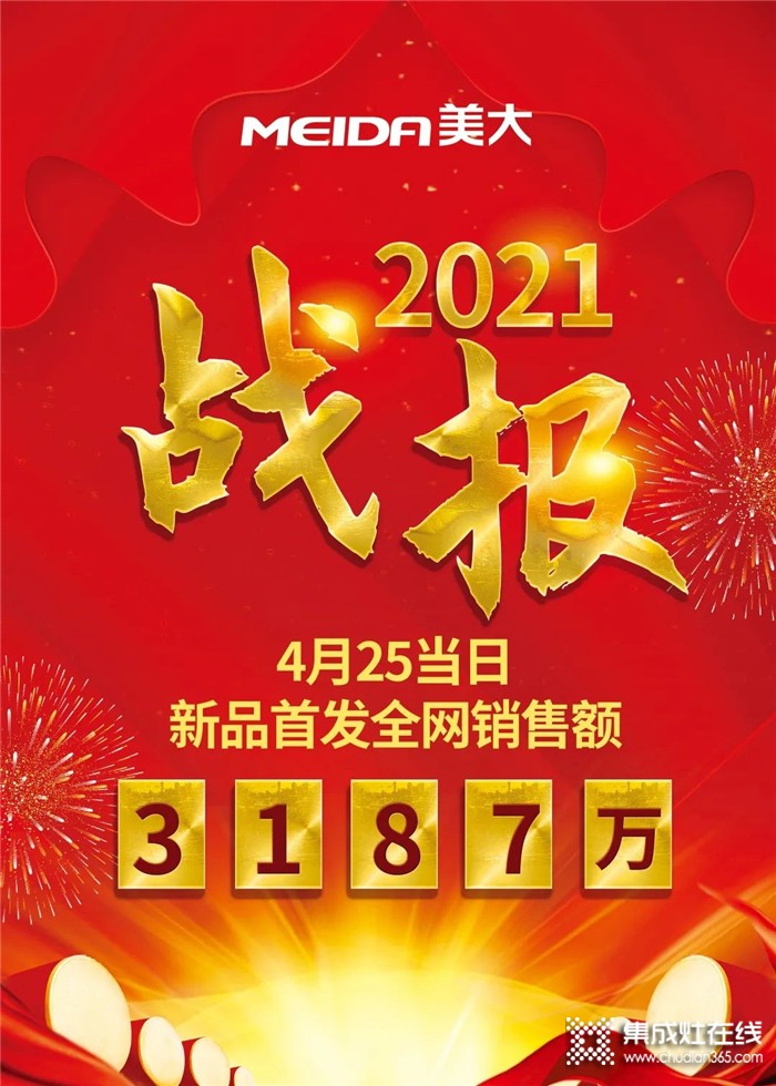 “新”光閃耀燃創(chuàng)佳績！2021美大集成灶新品震撼首發(fā)！