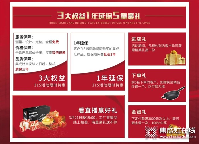 誠信315 | 莫尼集成灶為品質(zhì)發(fā)聲，鉅惠加持！